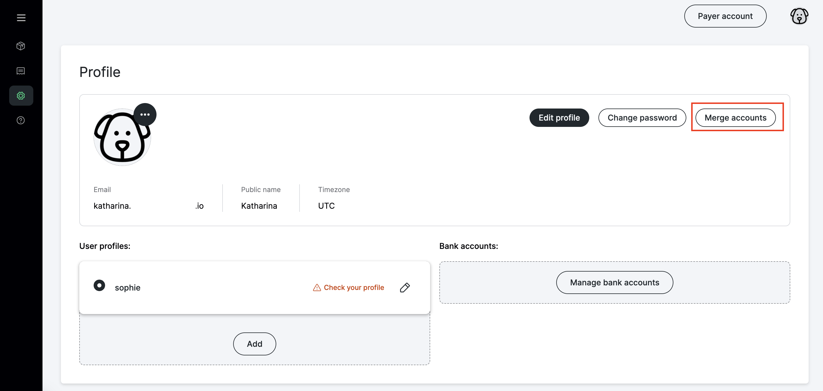 Merging your Payer Accounts